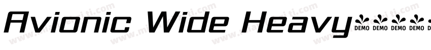 Avionic Wide Heavy字体转换